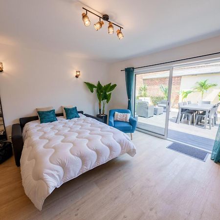 L'Escale Tropicale, Appartement Independant Avec Terrasse Privative Saint-Quentin  Exterior foto